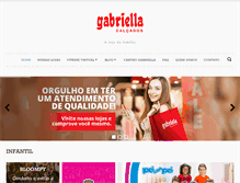 Tablet Screenshot of gabriellacalcados.com.br
